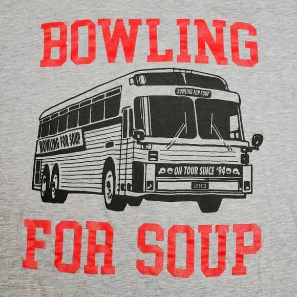 Bowling For Soup Graphic SS Tee Grey - Size Medium - Picture 1 of 4